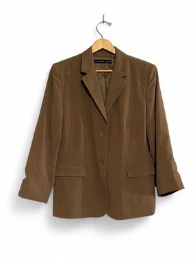 Classic Brown Women's Blazer Jacket